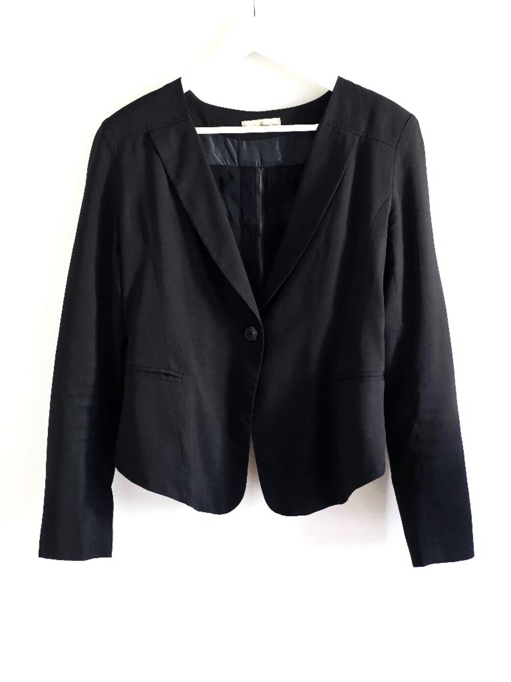 Love Tree sheer ribcage back blazer